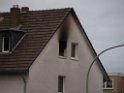Dachgeschossbrand Koeln Duennwald Leuchterstr   P11